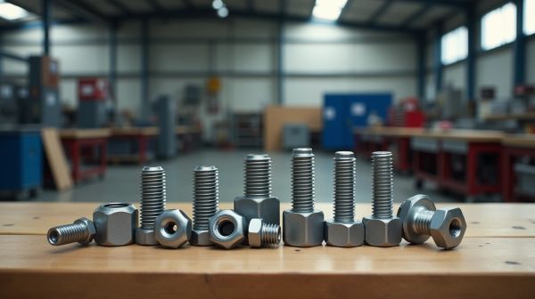 Variedad de tuercas industriales para todo tipo de aplicaciones